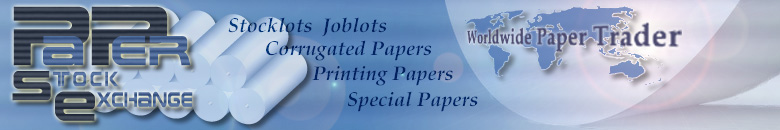 PPSE - Paper Stock Exchange: paper stocklots of corrugated papers, printing papers and special papers